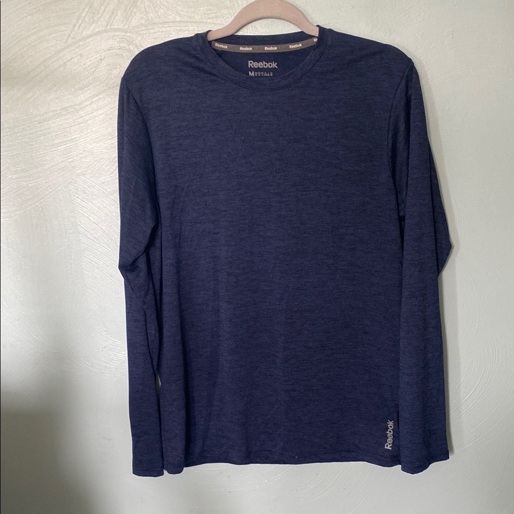 Reebok Blue Long Sleeve Tee